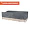 Modern Leisure Renaissance Rect/Oval Patio Table & Chair Set Cover, 18 in. L x 64 in. W x 34 in. H, Gray 3017 - alternate 1